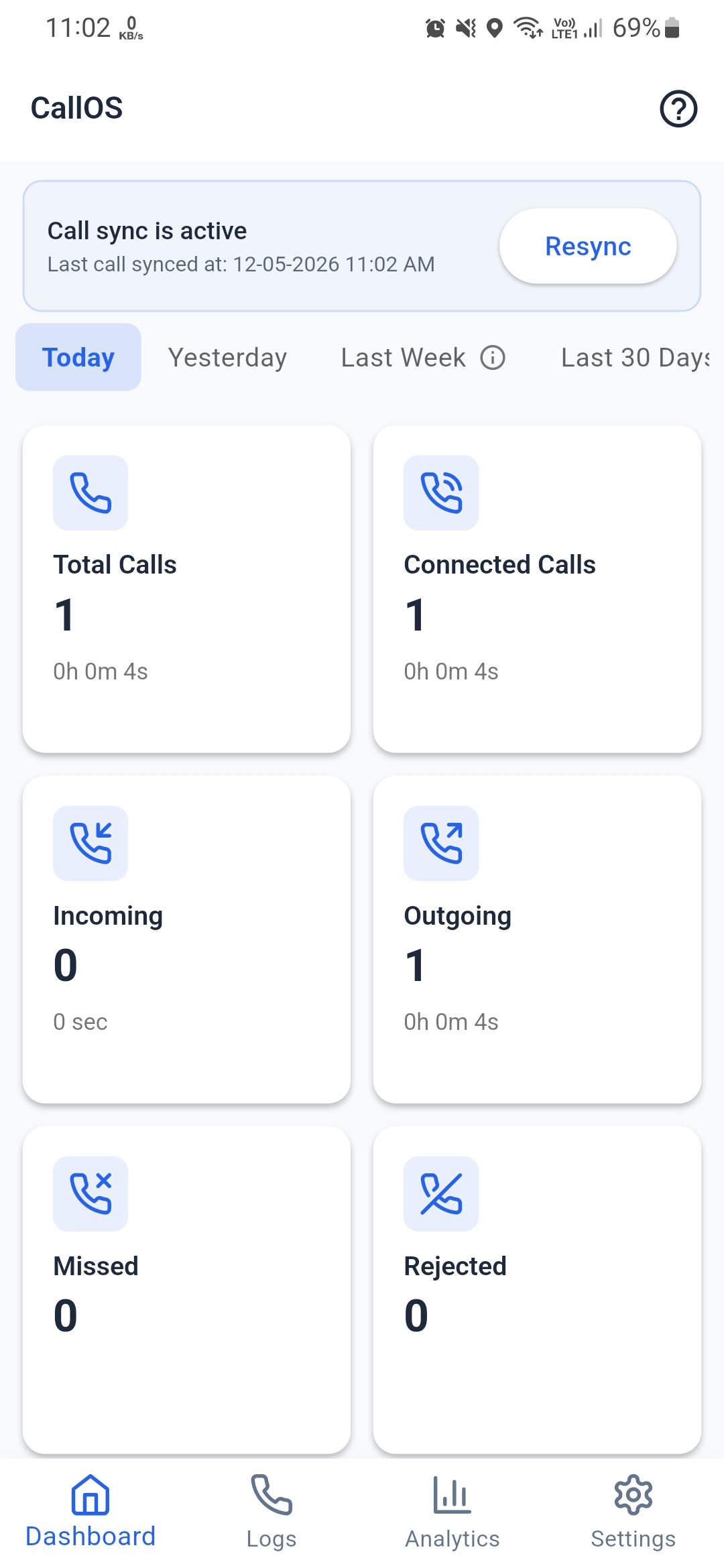 Settings Tab